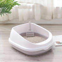 (ร้อน) ห้องน้ำสัตว์เลี้ยง Bedpan ป้องกันสาดแมวครอกกล่องแชท Arenero Wc Gatos C Aixa De Areia Para Gato Bac A Litiere แชทสัตว์เลี้ยงผลิตภัณฑ์