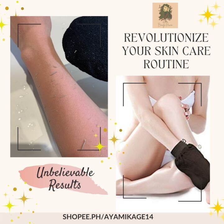 Tiktok Trending Exfoliating Scrub Mitt/Gloves Lazada PH