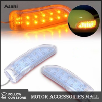 Asahi Motor Auto Side INDICATOR กระจกโคมไฟรถยนต์ไฟเลี้ยวอ่อนไฟ LED กันน้ำ