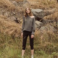 NETHIYAPHA - Triangle See through trousers : Dark