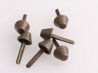 【CW】 Purse feet Flat cone bag Shaped 12mm purse Brads Nailheads Spike for supplies making