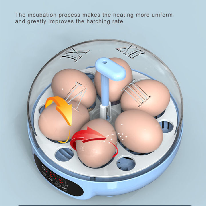 brooder-incubator-ไข่6เป็ดห่านเครื่องมือฟาร์มควบคุมอัตโนมัติ-incubator-นกปัญญาไก่6ไข่ความชื้นอุณหภูมิ