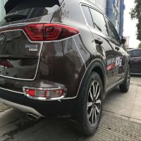 สำหรับ Kia Sportage 4 QL 2016 2017 2018โครเมี่ยมไฟตัดหมอกด้านหลังตัด FogLamp ฝากรอบตกแต่งฮู้ดอุปกรณ์เสริมในรถยนต์