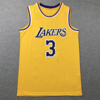 เสื้อคุณภาพสูง ?22-23 Wholesale NBA Basketball Jersey Lakers Wei Shao 0 James 6 Anthony 7 Embroidery Basketball Jersey Foreign Trade Supply