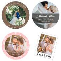 hot！【DT】❀  4.5cm Custom Stickers Printing Photo Wedding Sticker Personalize Design Label Birthday Invitations Labels