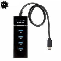 【❈】 The Auto Zone 4พอร์ต USB C HUB 3.0 Type-C Splitter อะแดปเตอร์ข้อมูลความเร็วสูงสำหรับ Macbook iMac โทรศัพท์พีซีอุปกรณ์คอมพิวเตอร์ USB-C Hub