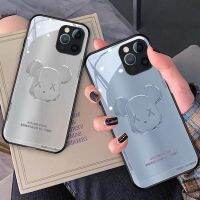 COD DSFGERTGRUER เคสไอโฟน Electroplating bear Apple iPhone 13 pro max case เคสโทรศัพท์มือถือ 12Promax glass iPhone11 หญิงรุ่น xs/xr case 7/8plus คู่