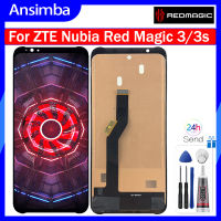 Ansimba 6.65 "Incell LCD สำหรับ ZTE Nubia Red Magic 3 NX629J จอแสดงผล LCD ทัชสกรีน Digitizer สำหรับ ZTE Red Magic 3S NX629JV1S เปลี่ยน LCD