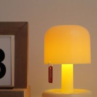 Creative Mini Sunset Table Lamp USB Rechargeable Mushroom Style LED Night Light Coffee Bar Home Decor Bedroom Mood Light