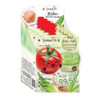 ▶️(ยกกล่อง/4ซอง) Smooto Tomato Aloe Snail Jelly Scrub 50g สมูทโตะ โทเมโท อโล สเนล เจลลี่ สครับ ว่านหางจระเข้ [ โปรโมชั่นสุดคุ้ม ]