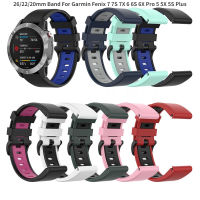 สายนาฬิกาซิลิโคนสำหรับ Garmin Fenix 7 7S 7X 3 5 5X 5S Plus 6 6X 6S Pro Forerunner 935 Quick Release Soft สร้อยข้อมือ