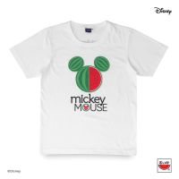 เสื้อแตงโม (SUIKA) - เสื้อยืด Disney  FRUITASTIC MICKEY MOUSE (MK.O-002) ขาว