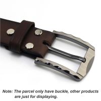 1pcs 40mm Metal Belt Buckle Half Heel Bar Buckle Mens Single Pin Buckle Leather Belt Adjustment DIY Fit for 36-39mm