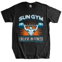 Mens Tshirt Male Gift Sun Gym I Believe In Fitness Pain Gain Mens Tshirt Lots Of Cols Gift Male