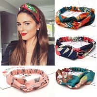 【YF】 Fashion Women Girls Summer Bohemian Hair Bands Print Headbands Vintage Cross Turban  Accessories Bandage Bandanas HairBands