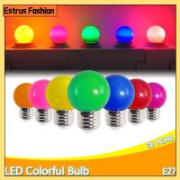 โคมไฟแลมปารัสการตกแต่งบ้านหลอดไฟ LED แบบแฟชั่นทนทานไฟสีสันสดใส G45 B22 E27