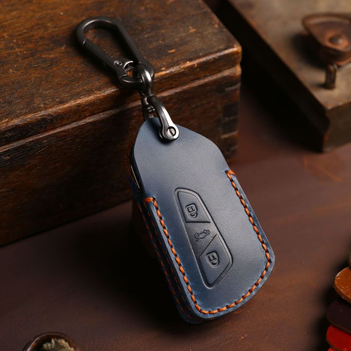 fob-car-key-case-cover-leather-keychain-holder-accessories-for-volkswagen-vw-golf-8-id-6x-id-4x-id-6-crozz-for-skoda-octavia-bag