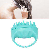 แปรงแชมพูสระผม Relax Stress Silicone Scalp Scrubber สำหรับผมเปียก