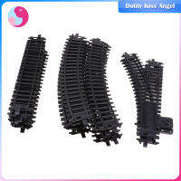 Dolity 1/87 HO โมเดลพลาสติกรถไฟรถไฟของเล่นฉากจำลอง,รางตรง/โค้ง