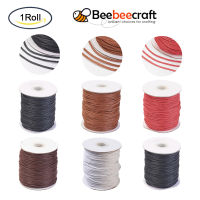 1Roll Waxed Cotton Thread Cords Saddle Brown 1.5mm about 100yards/roll(300 feet/roll)