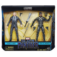 Hasbro Marvel Legends Series Black Panther 6 inch Everett Ross &amp; Erik Killmonger
