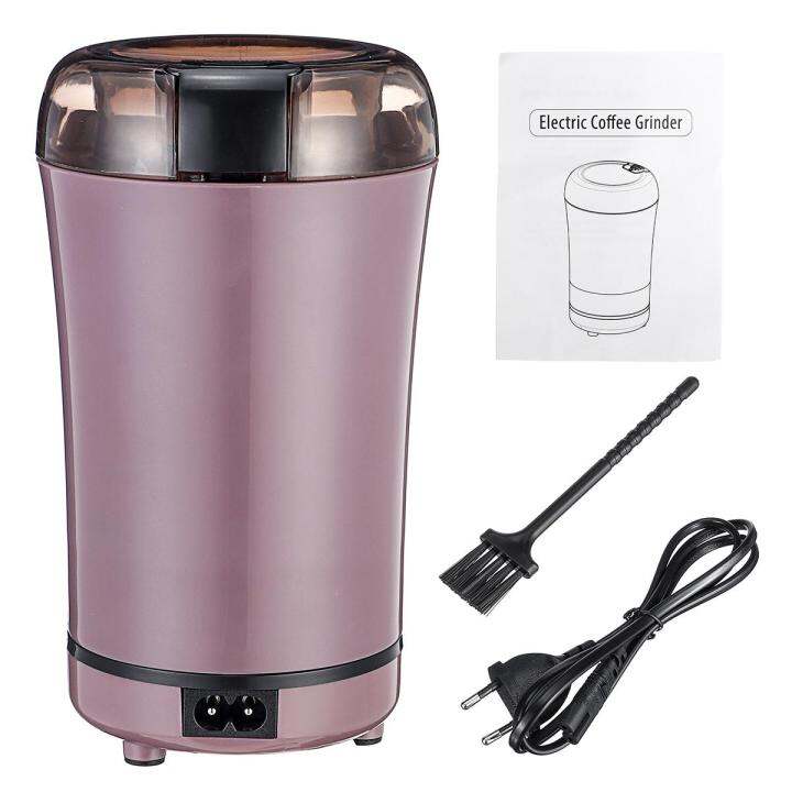 เครื่องบดถั่วเครื่องเทศสมุนไพรเครื่องบดถั่วกาแฟไฟฟ้า400w-220v-พร้อมใบมีดสแตนเลสเวอร์ชันยุโรป
