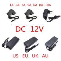 แถบไฟ LED CCTV สำหรับหม้อแปลงแสงสว่างโวลต์โวลต์12อะแดปเตอร์พลังงาน10A 6A 5A 1A 2A 3A 12V DC 100V-240V AC