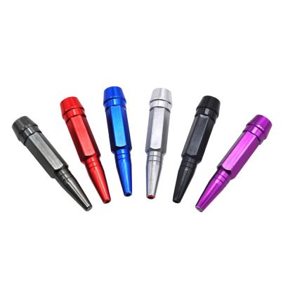[COD] hot selling new pipe bullet shape aluminum alloy mouthpiece snuff rod