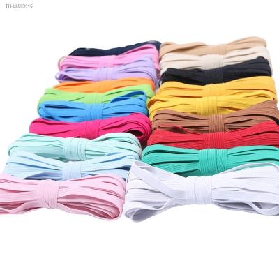 ❂ Hot sell Colorful high-elastic round elastic bands 6mm rope rubber band line spandex ribbon Waist band garment accessoty5BB5627