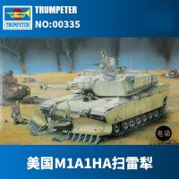 เป่าแตร00335 135ขนาด USMC M1A1HA กับ TWMP ไฟฟ้าถังประกอบรุ่นอาคารชุดสำหรับผู้ใหญ่งานอดิเรกคอลเลกชัน