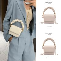 Western-style small bag female 2023 new trendy fashion all-match single shoulder Messenger white girly chain bag 【BYUE】