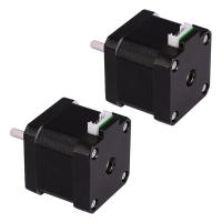 2Pcs 12V 42mm Stepper Motor 42BYGH40-1704A for 3D Printer CNC Robot 1.8 Degree 4-Wire