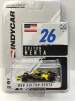 รุ่น1:64 2021 NTT ชุดแข่ง A8 #26 Colton Herta โมเดลรถยนต์