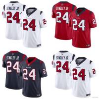 Sy3 NFL เสื้อยืดลําลอง แขนสั้น พิมพ์ลาย Houston Texans Game Jersey Derek Stingley JR พลัสไซซ์ YS3