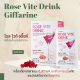 คอลลาเจน  โรสไวท์ดริ้งค์ กิฟฟารีน  Rose Vite Drink GIFFARINE คอลลาเจนเข้มข้น 10,000 มิลลิกรัม