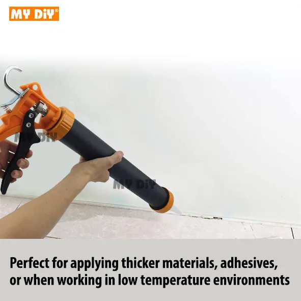 MYDIYSDNBHD - WELLOO Heavy Duty Aluminium Caulking Gun With Quality Nylon Handle