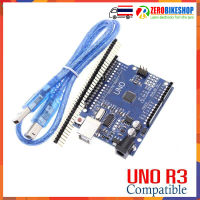 Arduino Uno R3 บอร์ดไมโครคอนโทรเลอร์ UNO R3 ATmega328 พร้อมสาย USB by ZEROBIKE