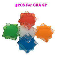 5เซ็ตบนและล่างฝาพลาสติกใสเกราะป้องกันกรณีสำหรับ GBA SP คอนโซล