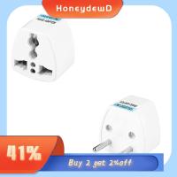 HONEYDEWD 3 In 1 เอาท์เล็ท ไฟฟ้า สากล อะแดปเตอร์ชาร์จ ซ็อกเก็ตตัวแปลง AU US UK ไปยัง EU ปลั๊กไฟ AC