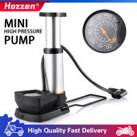 Hozzen Pedal ปั๊มลมแรงดันสูง Mini ปั๊มแบบพกพาไฟฟ้าจักรยานรถจักรยานยนต์ปั๊มรถจักรยานยนต์-Micro เท้าปั๊มคันเหยียบ-ซื้อมอเตอร์ไซค์คันเล็กปั๊มรถจ