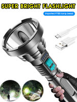 D2 Powerful Led Flashlight P700 Tactical Flash Light Torch Waterproof Camping Hand Light Usb Rechargeable Edc Lamp