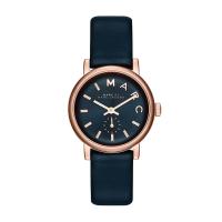 นาฬิกาผู้หญิง MARC BY MARC JACOBS Baker Navy Dial Navy Leather Ladies Watch MBM1331