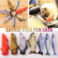 20/30/40/60CM Funny Fish Shape Pet Toy Simulation Fish Shape Bite Resistant Catnip Cat Toy Pet Chew Plush Toy Training Supplies Toys