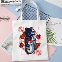 Danganronpa shopping bag กระเป๋าสะพาย นักศึกษาวิทยาเขต handbag grocery jute bag bolsas de a eco cotton bag cloth