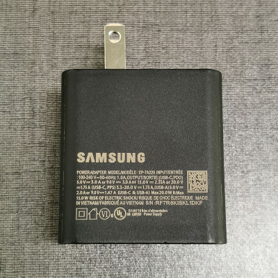 Samsung 35W 15W Fast Charge Charger US Adapter สำหรับ Galaxy Z Flip Fold 4 3 2 S10 S20 S21 S22 Plus หมายเหตุ20 Ultra 10 S9 A33