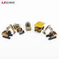 Lzginger Huina 1:60โมเดลเครื่องประดับวิศวกรรมยานยนต์เครื่องขุดจำลองของเล่นไม้สำหรับของขวัญวันเกิดเด็กผู้ชาย