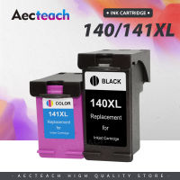 Aecteach 141XL 140XL Penggantian Kartrij Dakwat Diisi Semula untuk HP 140 141 Photosmart C4283 C4583 C4483 C5283 D5363 Deskjet D4263