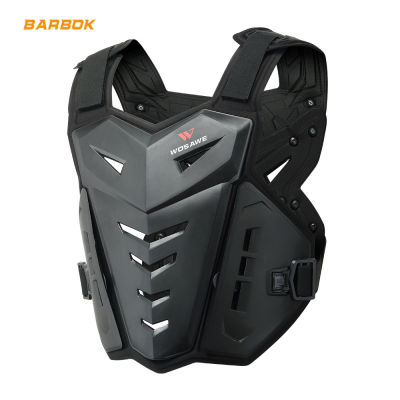 WOSAWE MTB Motorcycle Armor Jacket Motocross Vest Back Chest Body Protector Off-Road Dirt Bike Motocross Protective Gear