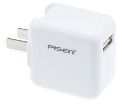 PISEN อะแดปเตอร์ชาร์จไฟ iPad Charger 2A USB 5 โวลล์ 2 แอมป์ ต่อเข้ากับไฟบ้าน 100-240V ใช้สำหรับมือถือสมาร์ทโฟนทุกยี่ห้อ และอุปกรณ์ไอที ชาร์จเร็ว -สีขาว