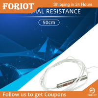 Foriot  เซ็นเซอร์วัดอุณหภูมิ PT100 50ซม. WZP-PT100ทองคำขาวฉนวนกันความร้อนด้านในโพรบป้องกันการกัดกร่อนกันน้ำ